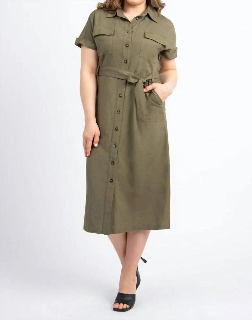 Papillon Callie Mid-Length Utility Shirtdress 1