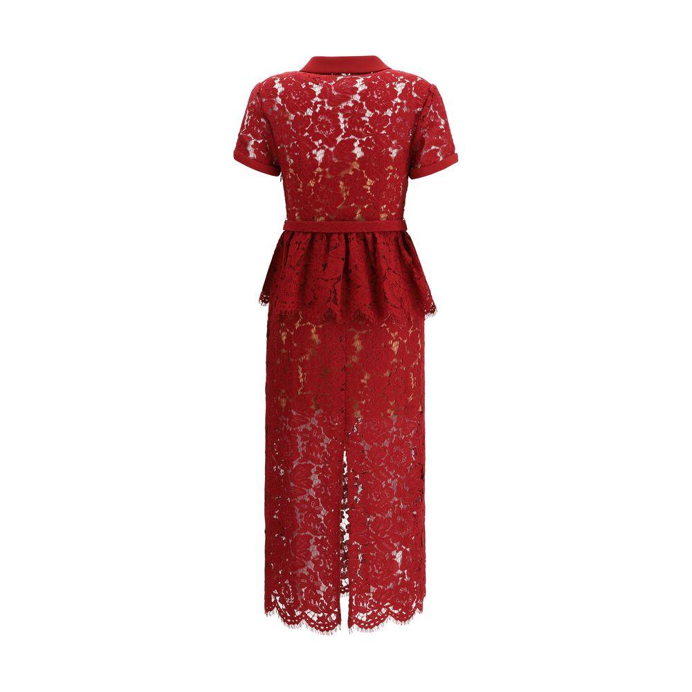 Self Portrait Lace midi Women's Dress