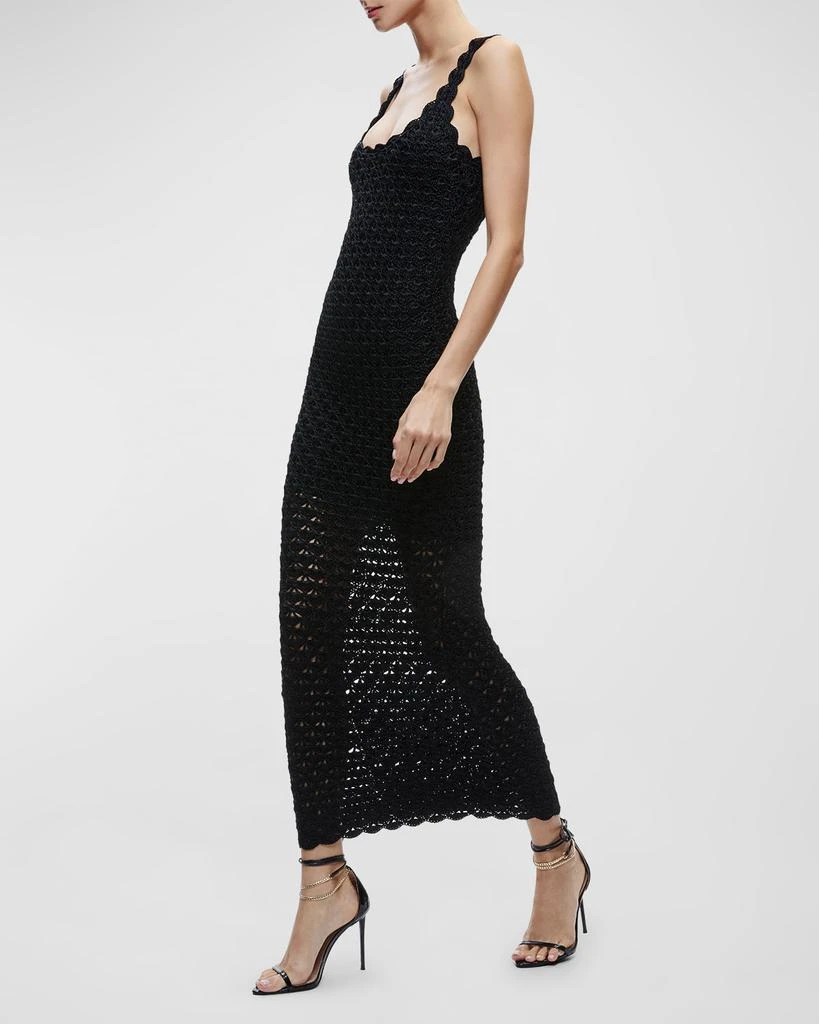Alice + Olivia Bray Luster Crochet Maxi Dress 4