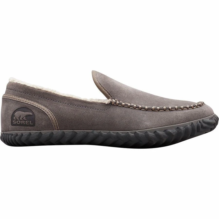 EUC Sorel byways mule Men’s Gray and Tan Slip-On Wool Suede Moccasin size 9 Sorel Men main image 3