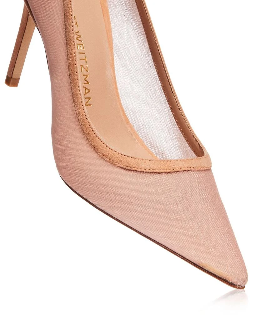 Stuart Weitzman Women's Stuart 85 Mesh Pumps 5