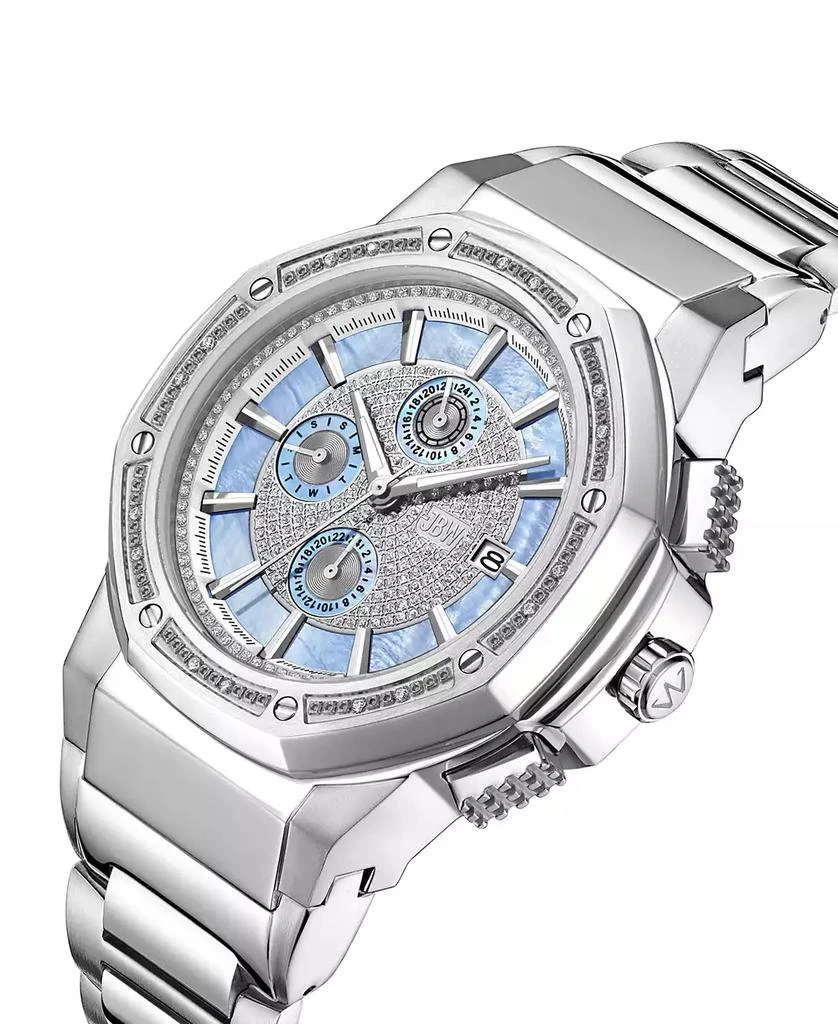 Jbw Men's Saxon Multifunction Silver Stainless Steel Watch 3