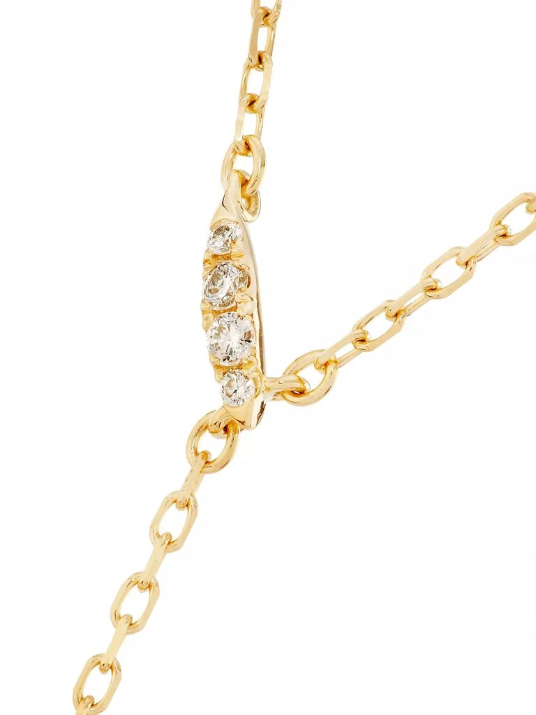 Mikimoto Classic 18K Yellow Gold, Akoya Pearl &amp; 0.03 TCW Diamond Y Necklace 3