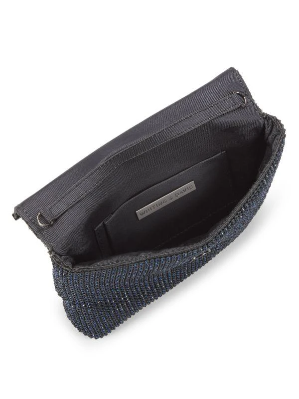 Whiting 
Davis Dorothy Embellished Envelope Crossbody Bag 3