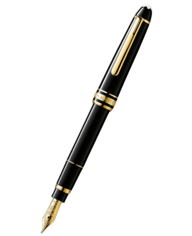 Montblanc Meisterstuck Mozart Black Resin 14K Gold Nib 114