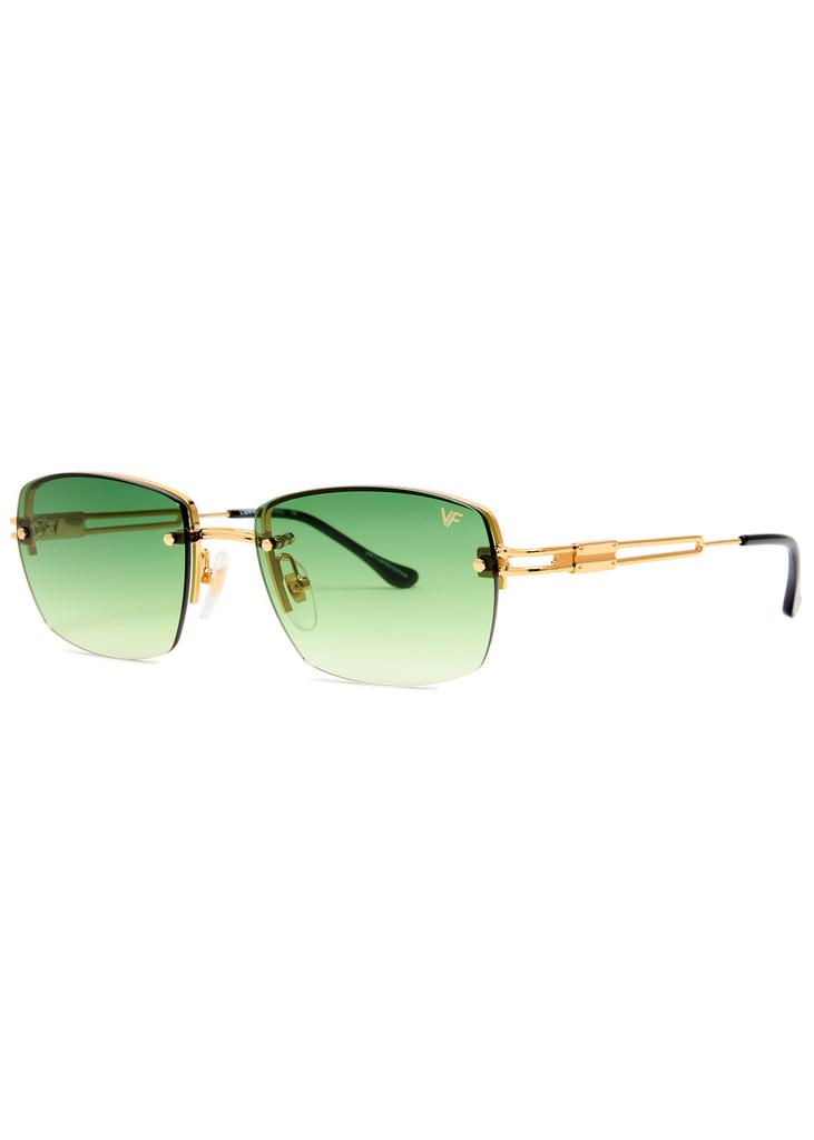 Vintage Frames Company L'Enfant Terrible Rimless rectangle sunglasses