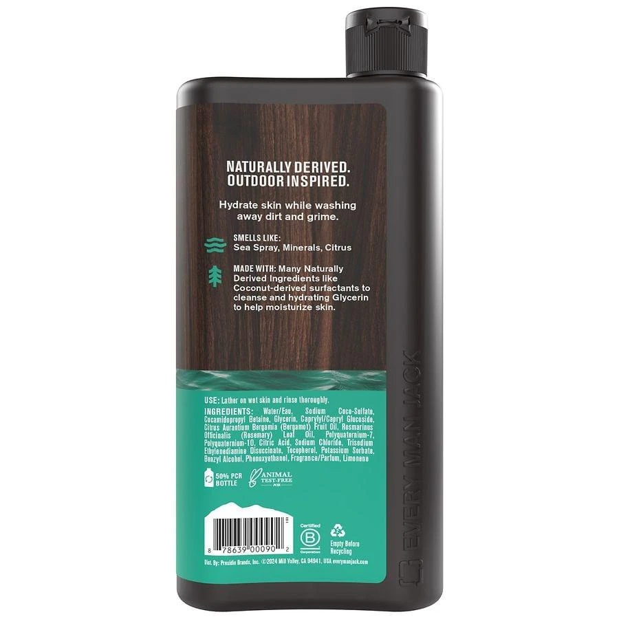 Every Man Jack Body Wash Sea Salt + Citrus 4