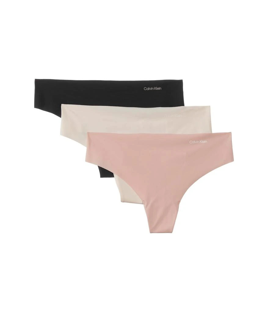 Calvin Klein Underwear Invisibles 3-Pack Thong 1