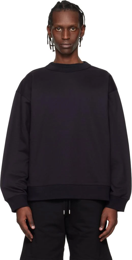 Dries Van Noten Navy Oversized Sweatshirt 1