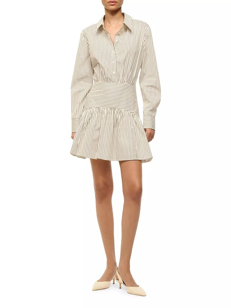 Staud Rocco Stripe Mini Shirtdress 2