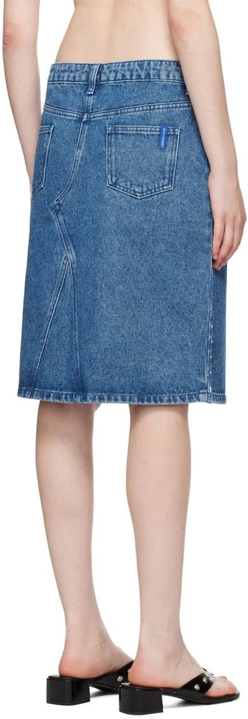 Paloma Wool Blue Crowd Denim Midi Skirt 3