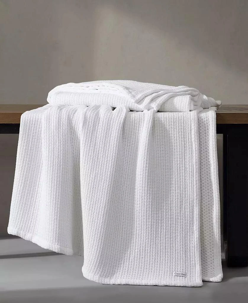 Calvin Klein Honeycomb Cotton Blanket 7
