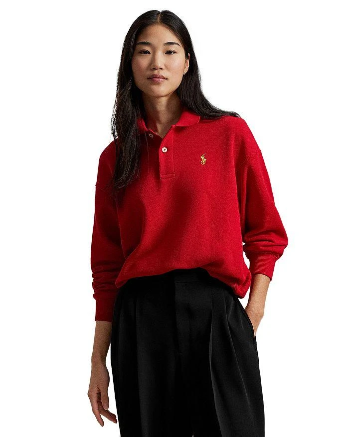 Ralph Lauren Lunar New Year Long Sleeve Collared Sweatshirt