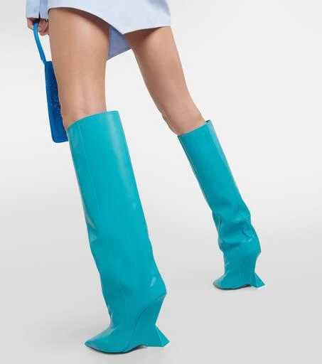 The Attico Cheope leather knee-high boots 7