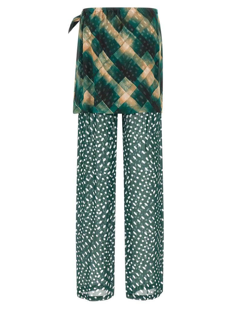 Dries Van Noten Printed Skirt Pants – On Sale Now with Up to 40