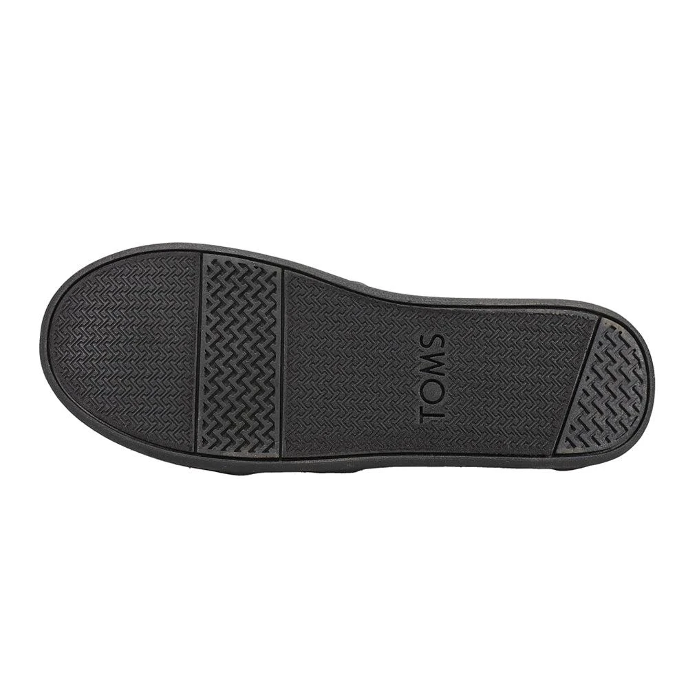 TOMS Alpargata Zebra Shimmer Alpargata Slip On Flats (Big Kid) 5
