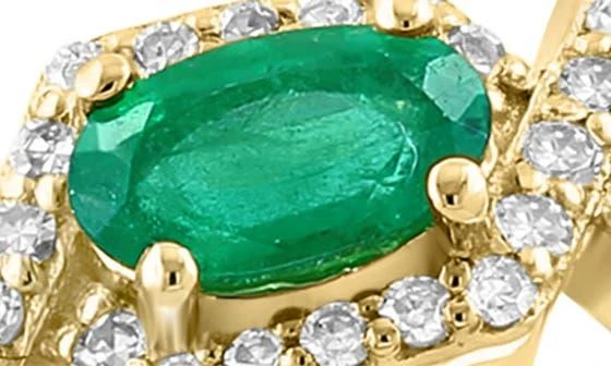 Effy Diamond & Emerald Ring 4