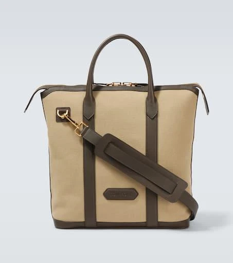 Tom Ford Buckley East West canvas tote bag 1