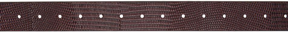 Vivienne Westwood Burgundy Roller Buckle Belt