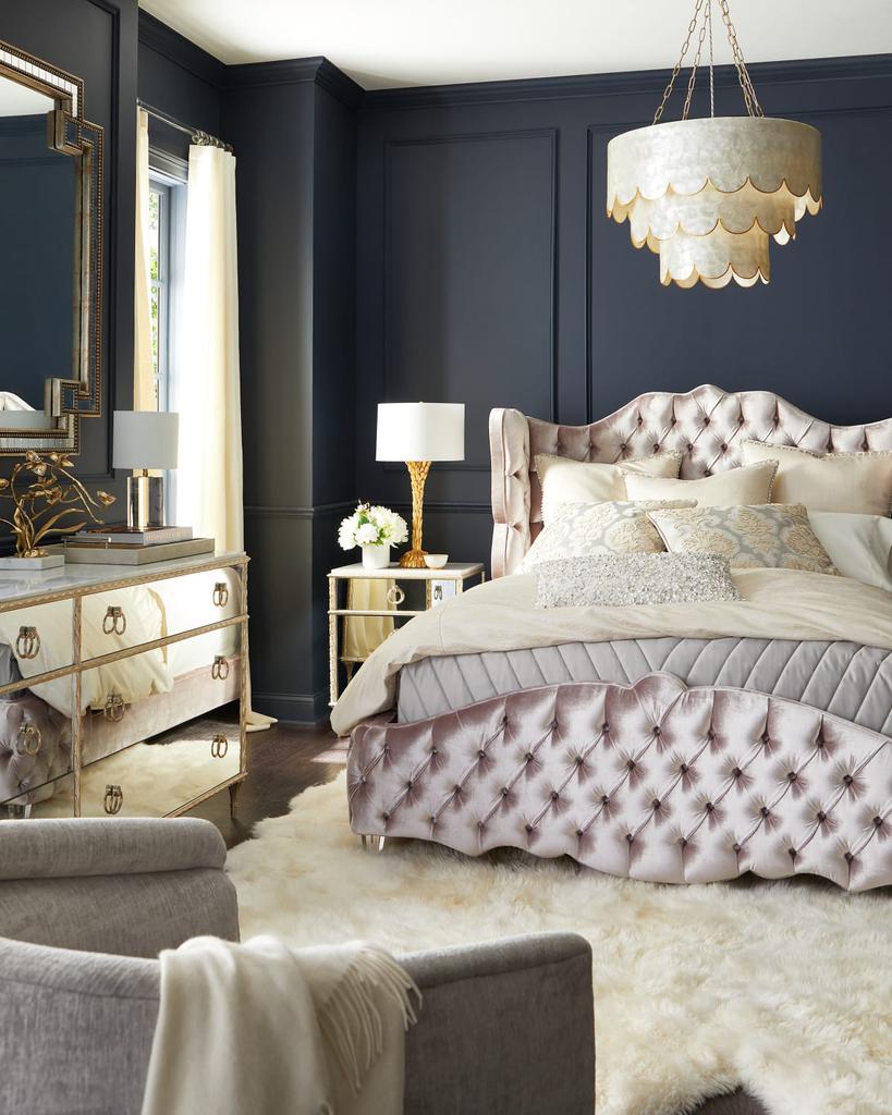 Neiman Marcus Three-Tiered Scalloped Capiz 3-Light Chandelier