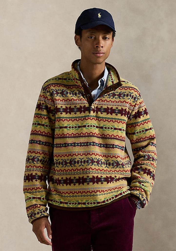 Ralph Lauren Fair Isle–Inspired Fleece Pullover