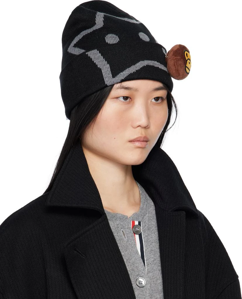 Bape Black Baby Milo Beanie 2