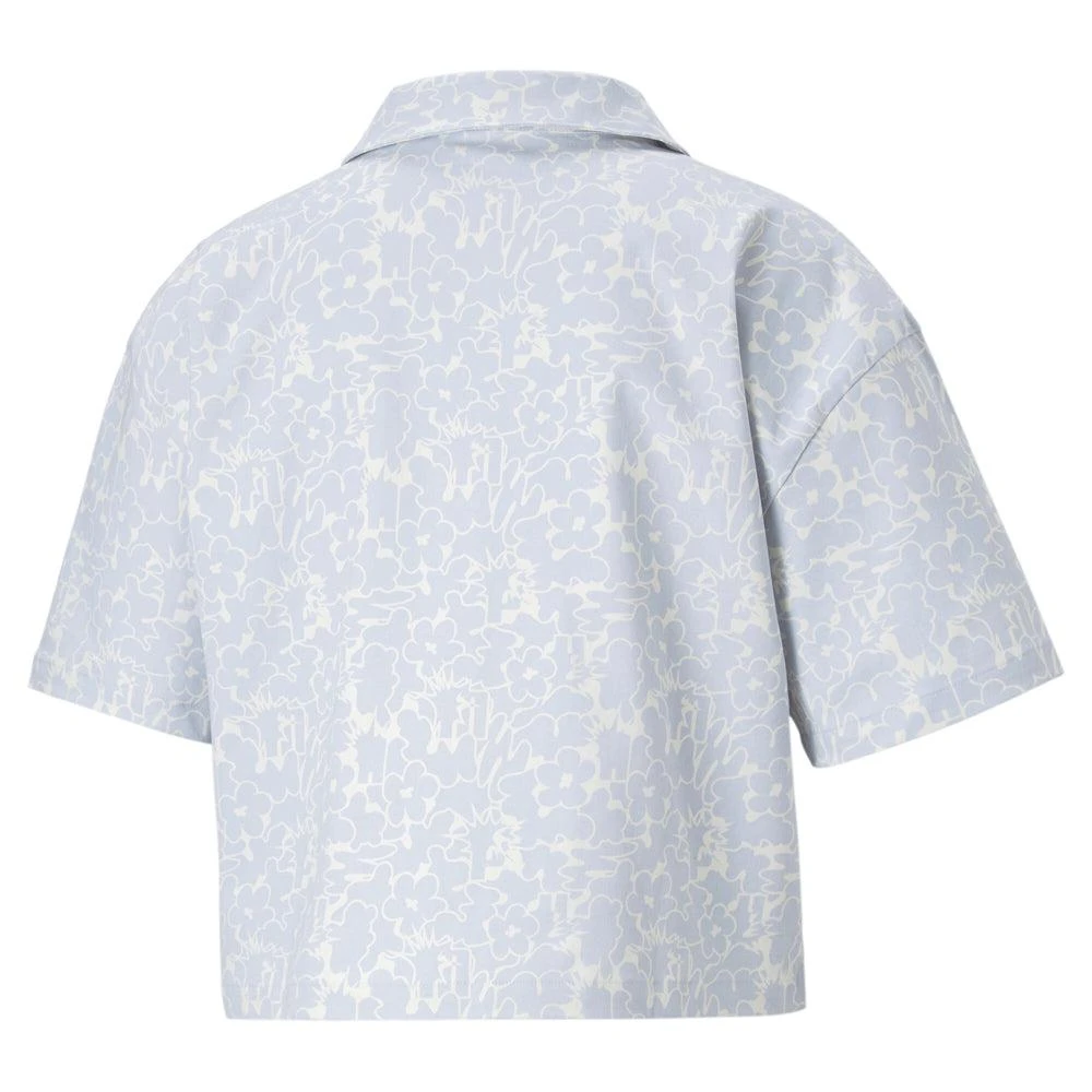 Puma Classics Summer Resort Graphics Short Sleeve Button Up Shirt 4