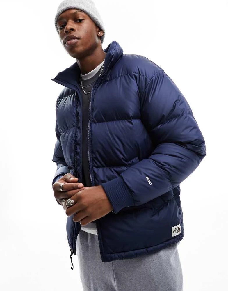 The North Face The North Face Heritage Paralta down puffer jacket in navy 1