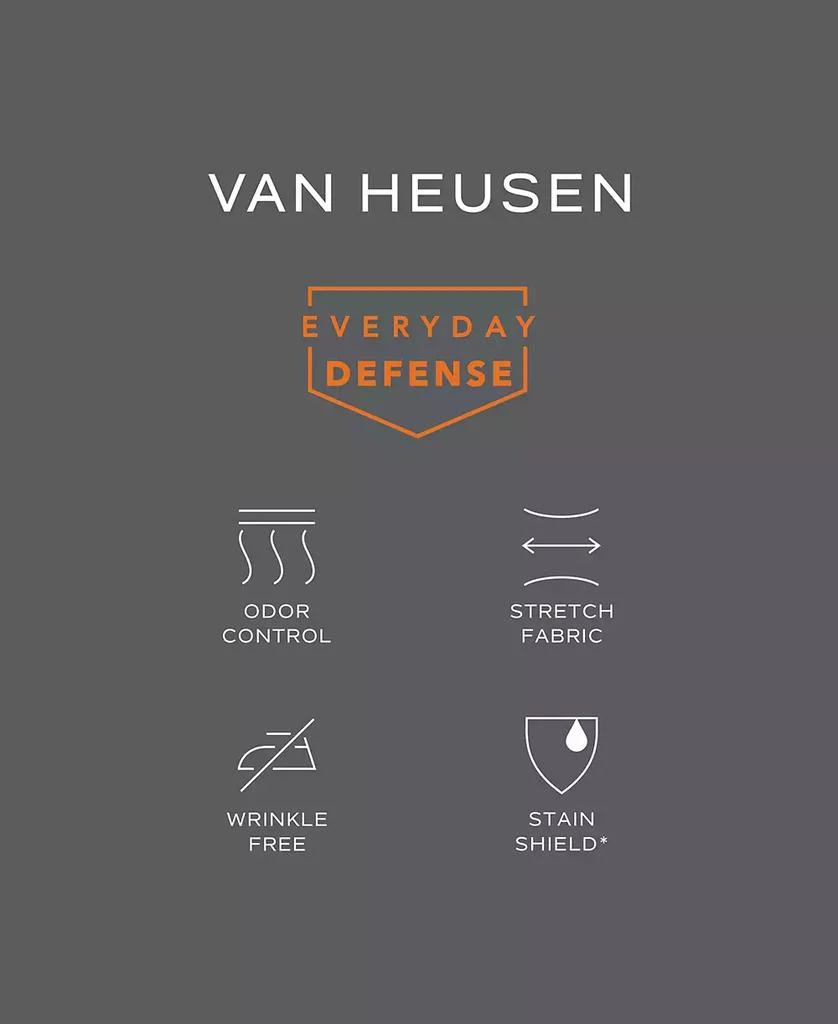 Van Heusen Men's Regular Fit Everyday Defense Dress Shirt 4