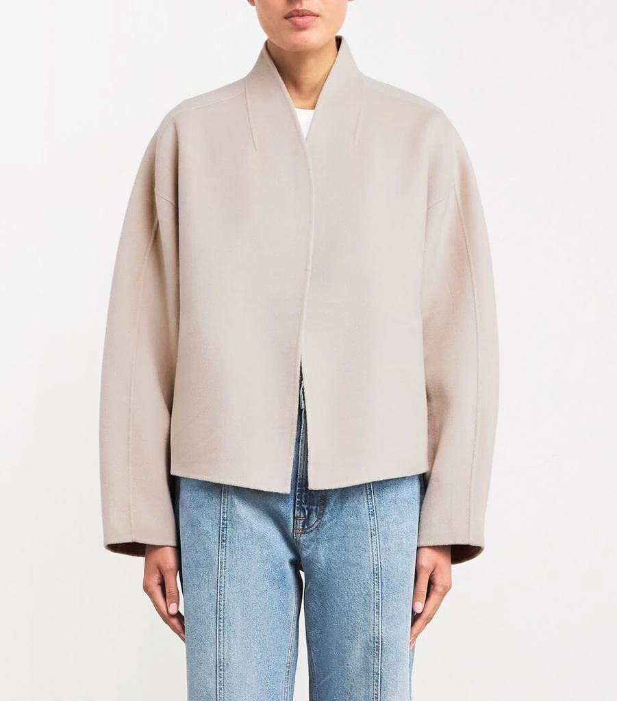 HOUSE OF DAGMAR Double-Wool Open Jacket 3