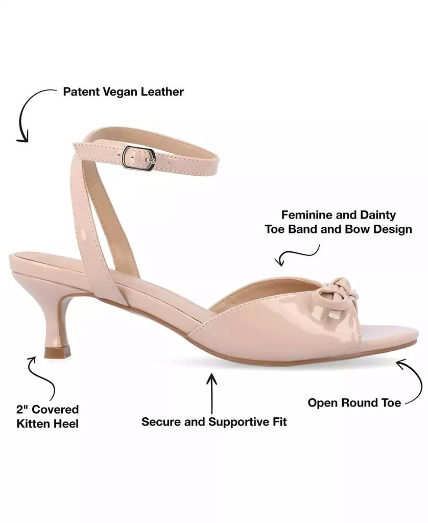 Journee Collection Women's Jennifer Ankle Strap Sandals 6