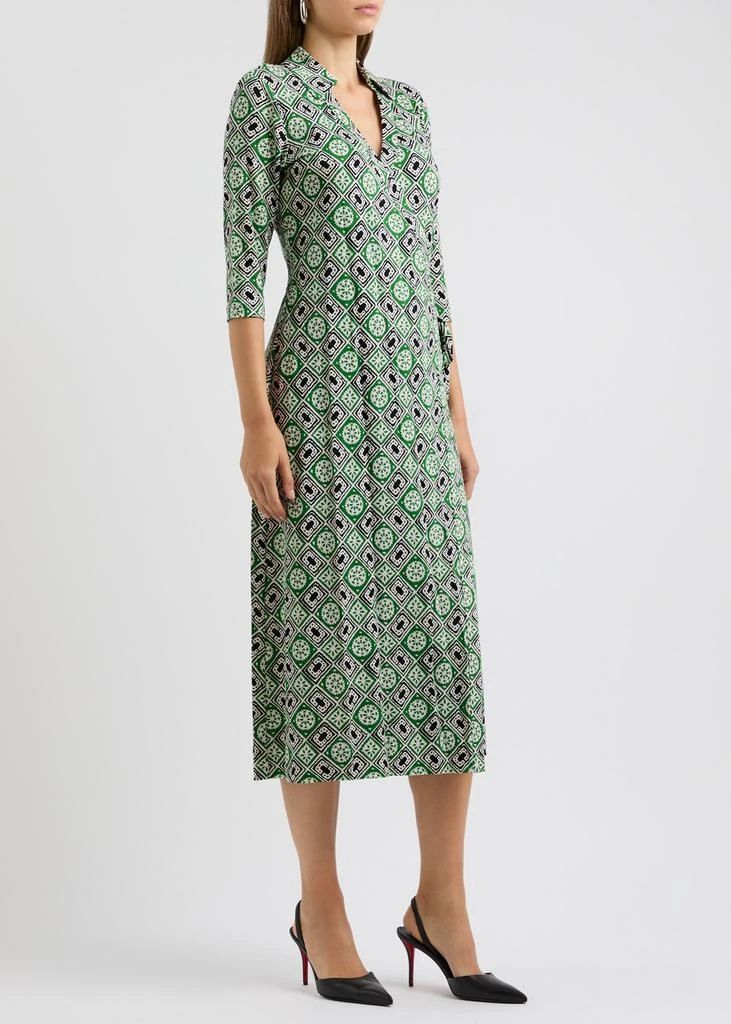 Diane von Furstenberg Abigail printed silk-jersey wrap dress 2