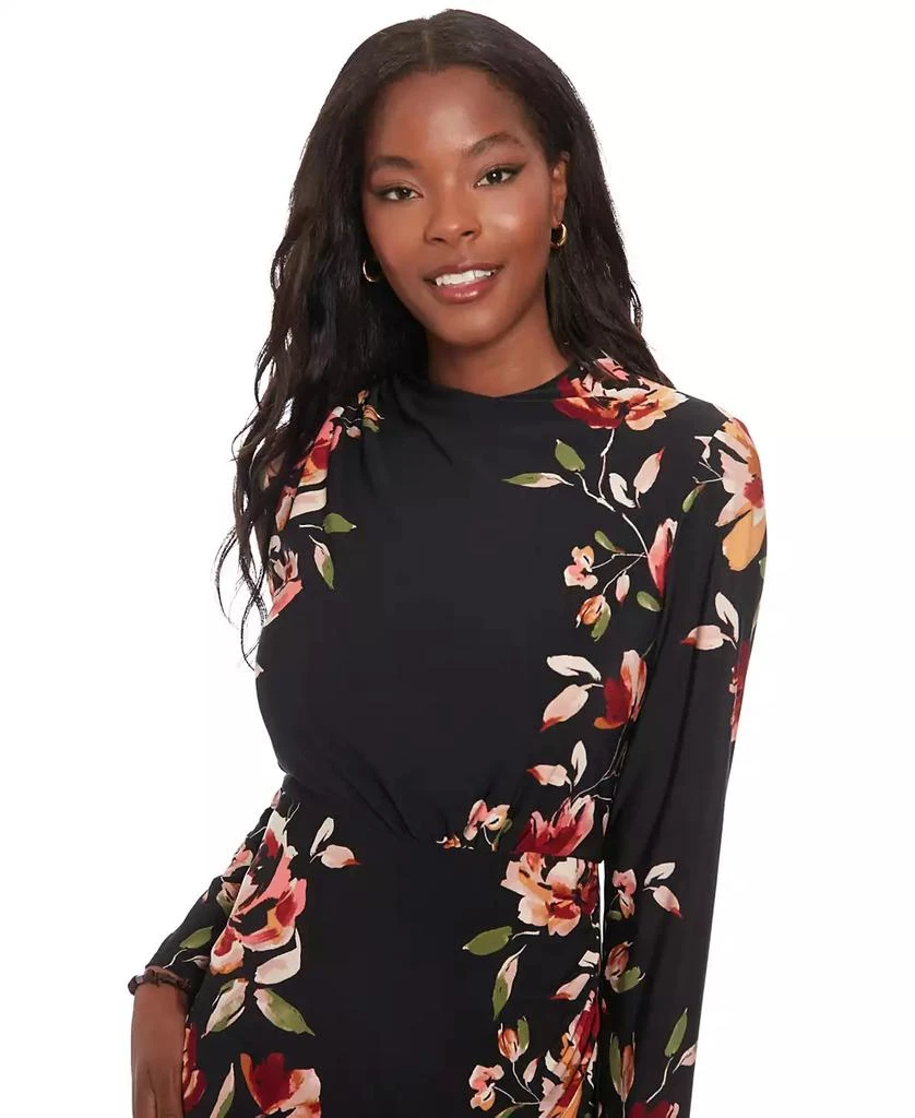 Petite Floral Long-Sleeve Bodycon Dress  On Sale Now with Up to 61% Off |  Discover Exclusive Deals & Savings at BeyondStyle  Authentic London Times  dress|women's clothing, shoes & accessories|dresses with