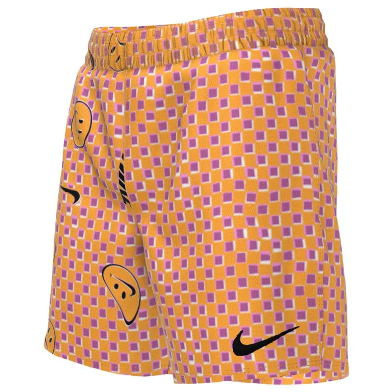 NIKE Nike Smiles Check Lap 4" Shorts - Girls' Grade School 1