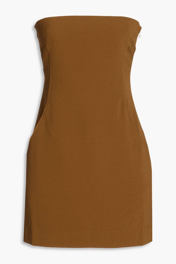 Paris Georgia Audrey strapless stretch-crepe mini dress
