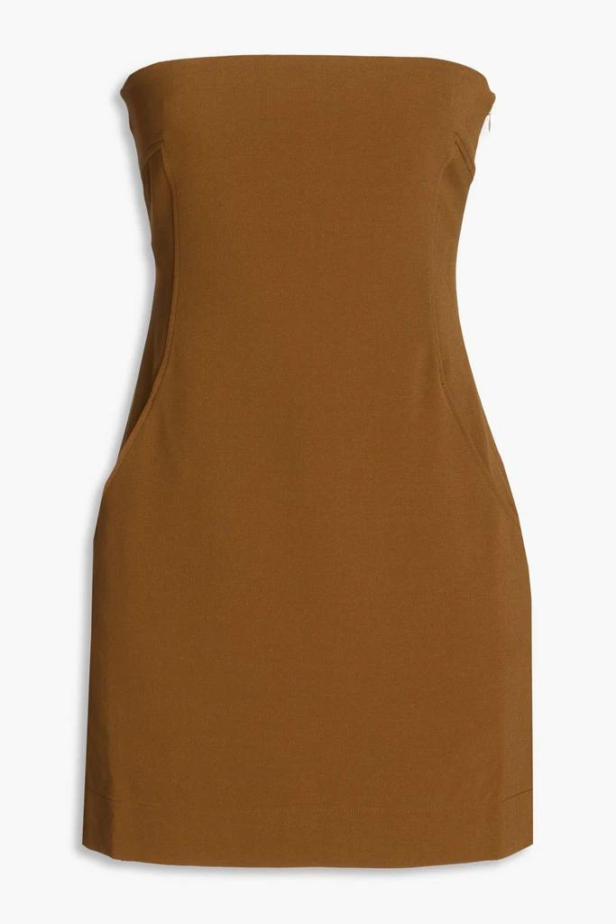 Paris Georgia Audrey strapless stretch-crepe mini dress 1