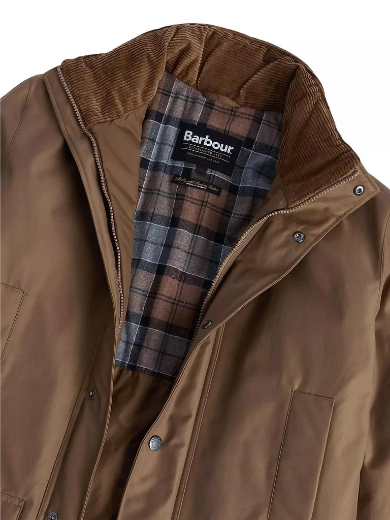 Barbour Border Showerproof Waxed Jacket 9