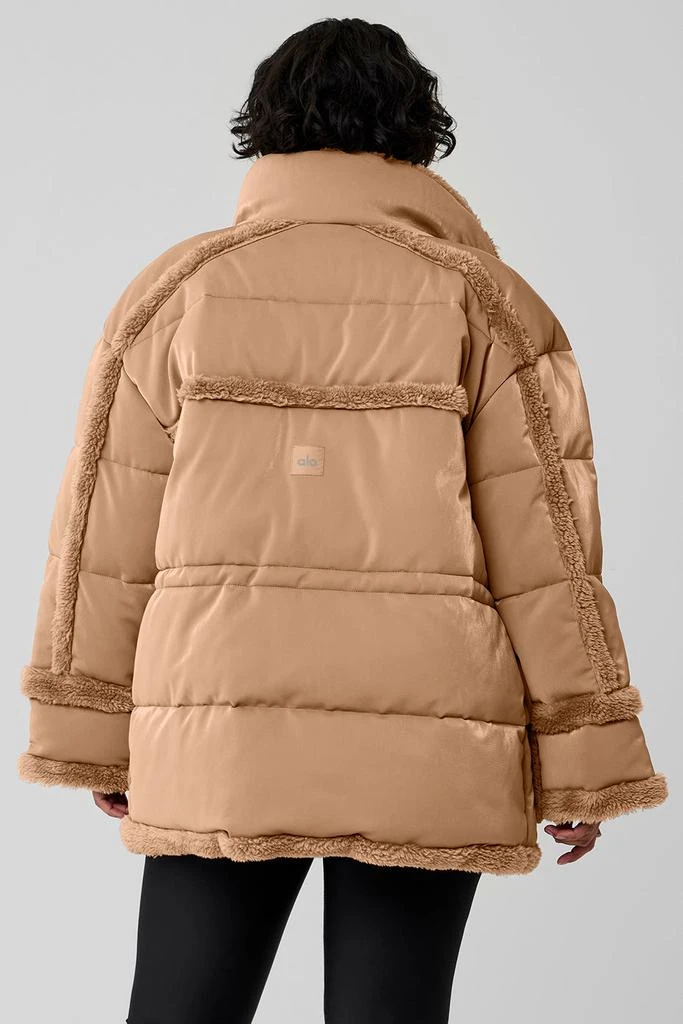 Alo Ice Breaker Puffer Jacket - Toasted Almond 7