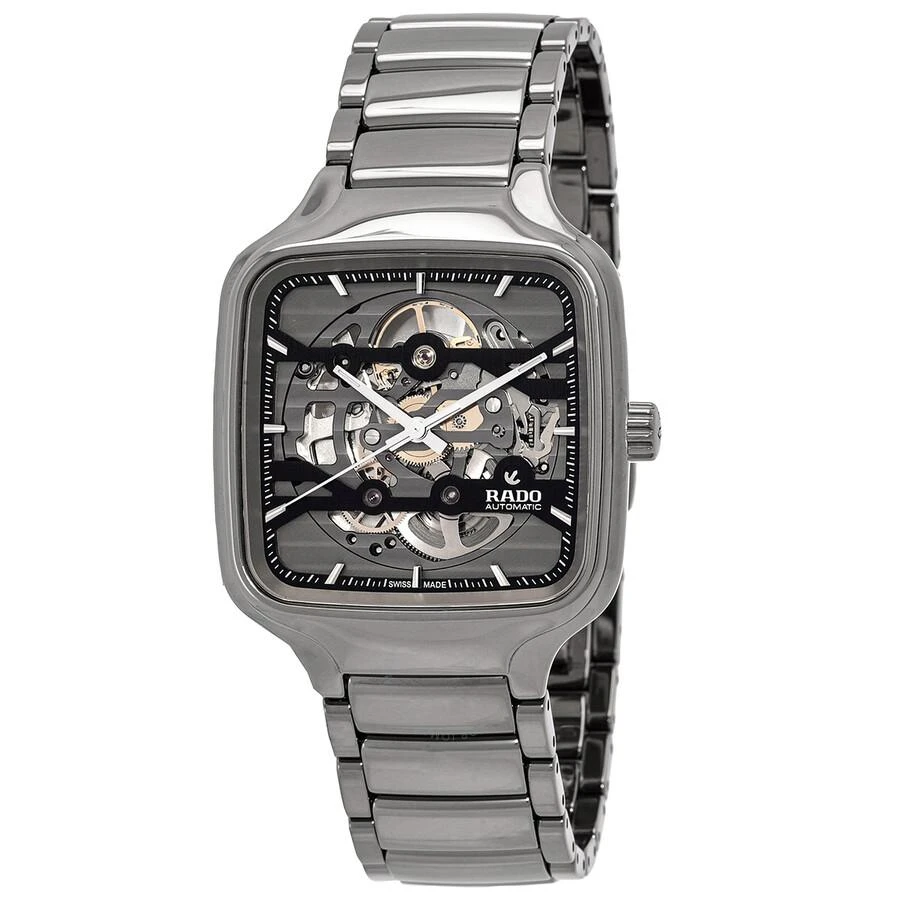 Rado True Square Automatic Skeleton Dial Unisex Watch R27125152 1
