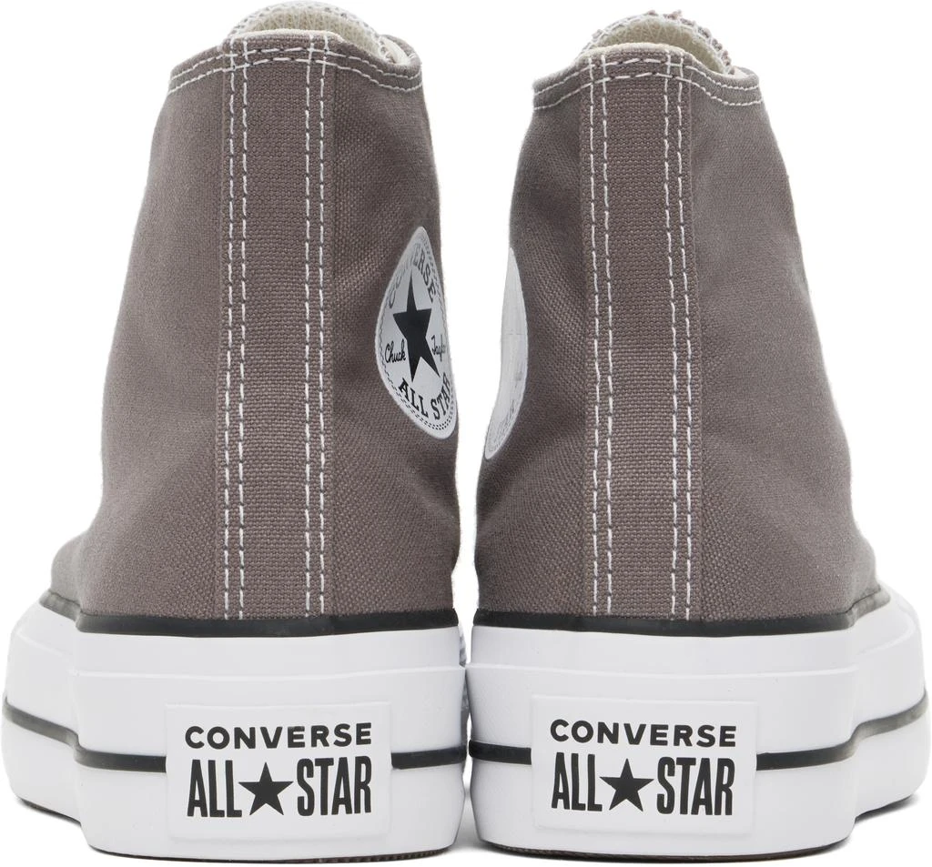 Converse Taupe Chuck Taylor All Star Lift Platform High Top Sneakers 2