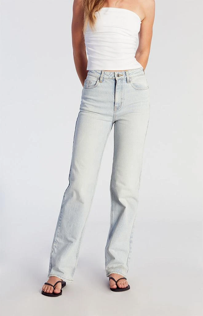PacSun '90s Boyfriend Jeans Stretch Light Indigo 2