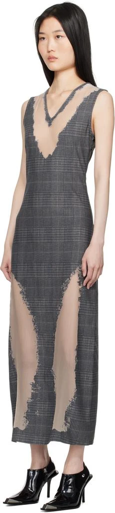 Diesel Beige & Gray D-Myliane Midi Dress 4