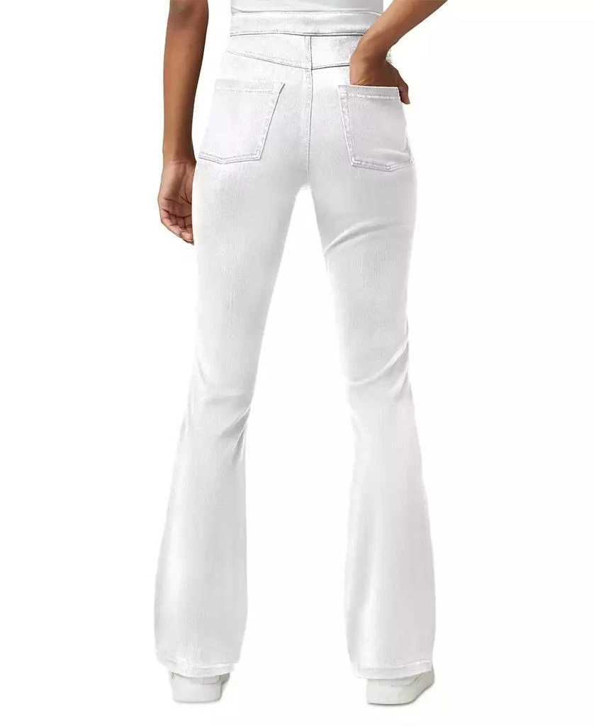 Hue Women's High-Rise Denim Baby Bootcut Leggings 2