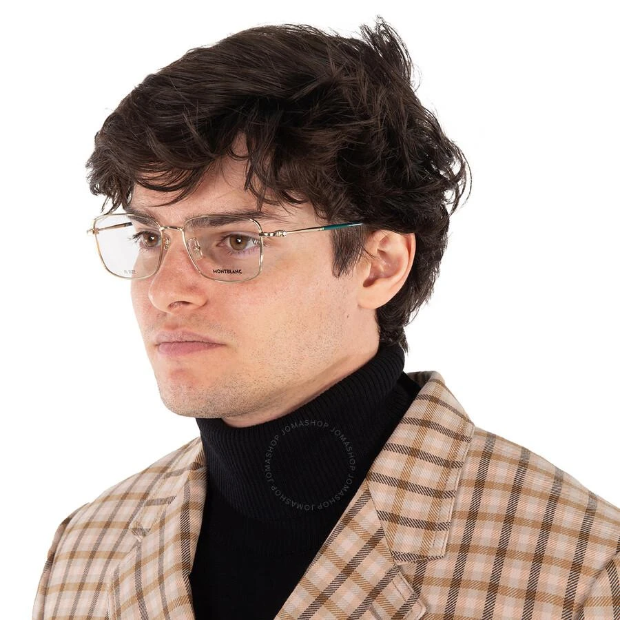 MontBlanc Demo Square Men's Eyeglasses MB0140OK 008 56 2