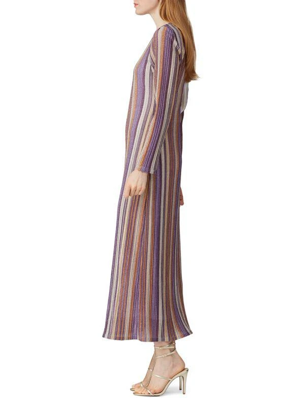 KENDALL & KYLIE Striped Midi Dress 3