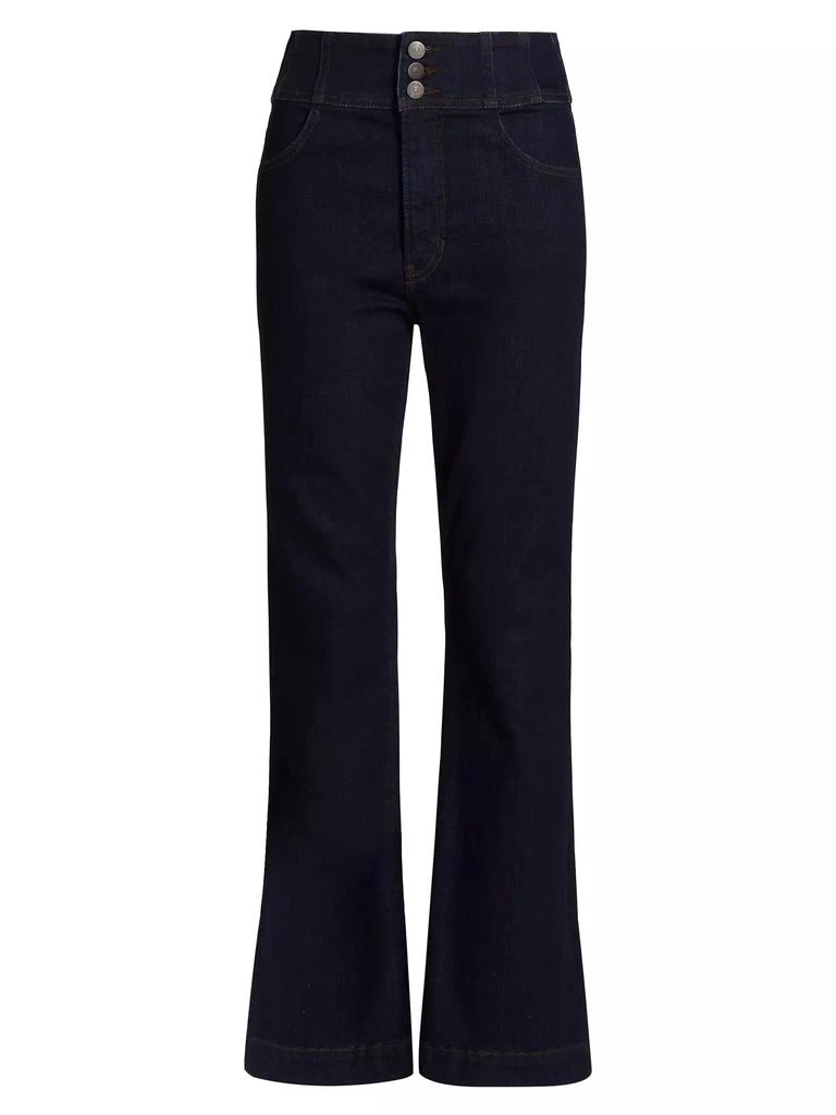 VERONICA BEARD Carson High-Rise Stretch Flare Jeans 1