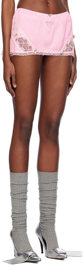 pushBUTTON Pink High Waisted Skort