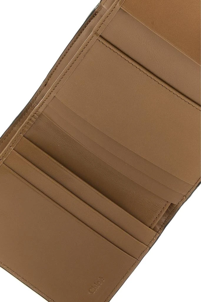 Chloé Antiqued pink leather wallet 4
