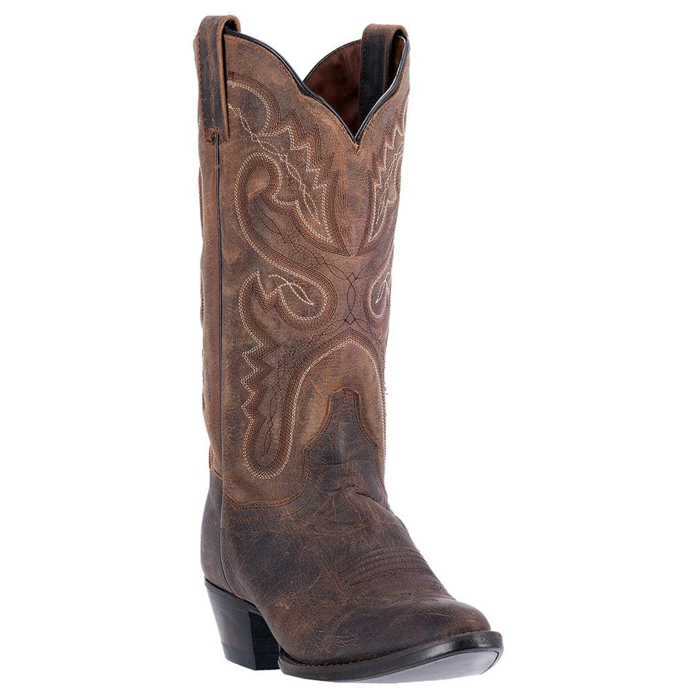 Dan Post Boots Marla Round Toe Pull On Cowboy Boots 2