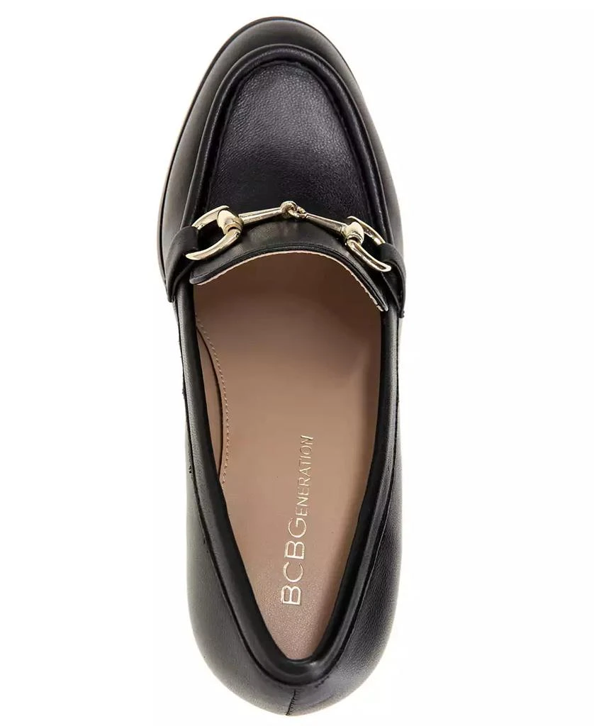 BCBG Women's Yixy Block Heel Loafer 4